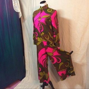 1960’s Wide Leg Hawaiian Jumpsuit